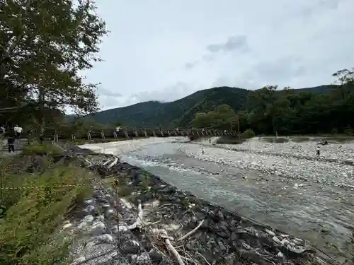 穂高神社奥宮の周辺