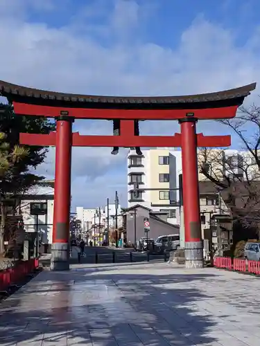 盛岡八幡宮の鳥居