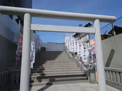 駒込妙義神社の鳥居
