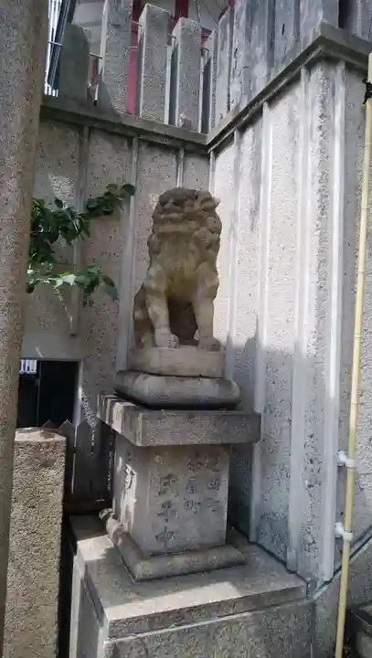 綱敷天神社御旅社の狛犬
