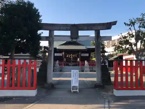 雷電神社の鳥居