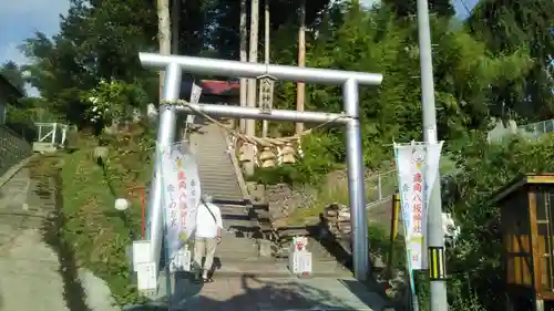 鹿角八坂神社の鳥居