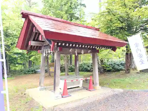 興部神社の手水舎