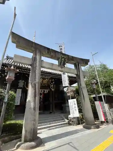 櫛田神社の鳥居