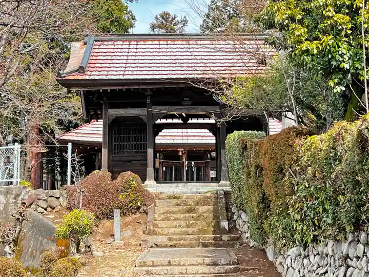 中牧神社の山門・神門