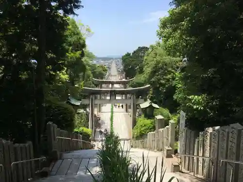 宮地嶽神社の鳥居