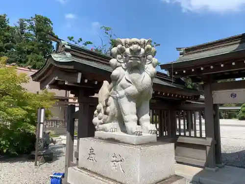 白鷺神社の狛犬