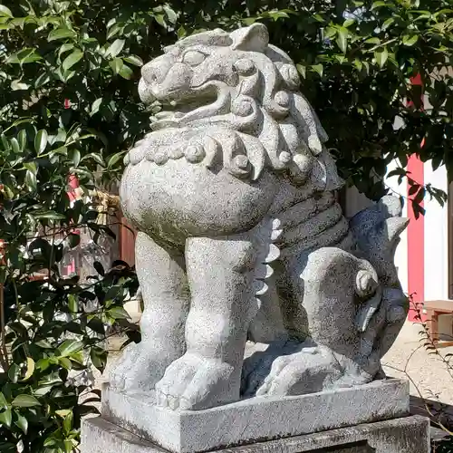 殖栗神社の狛犬