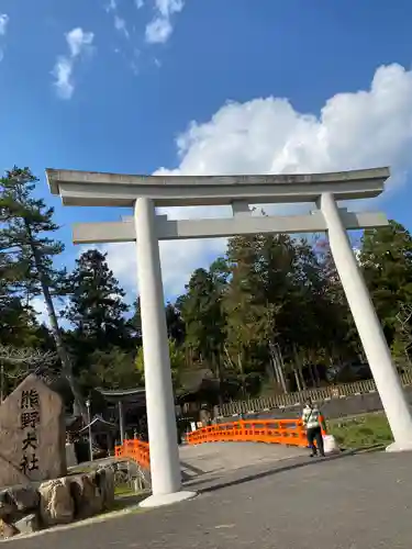 熊野大社の鳥居