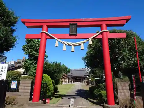 香取神社（旭町香取神社・大鳥神社）の鳥居