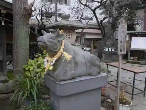 平河天満宮の狛犬