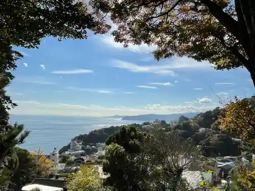 伊豆山神社の景色