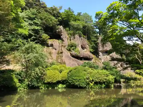 那谷寺の庭園