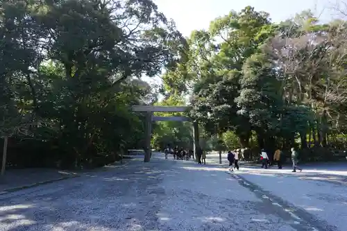 伊勢神宮内宮（皇大神宮）の鳥居