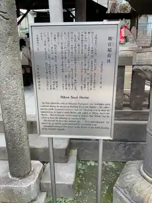被官稲荷神社の歴史