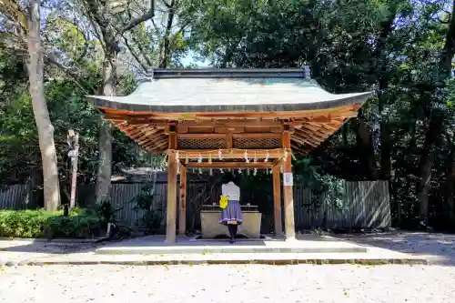 津八幡宮の手水舎