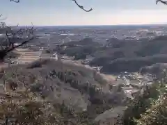 唐澤山神社の景色