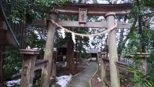 青海神社の鳥居