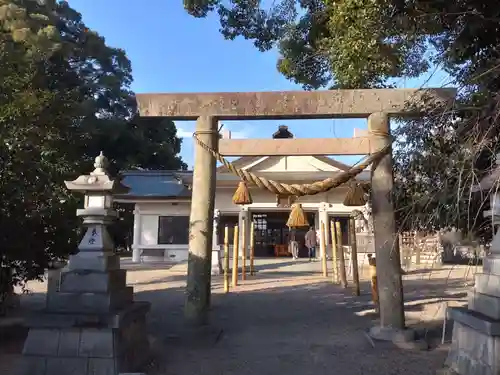 都波岐奈加等神社の鳥居