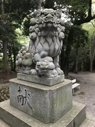 谷保天満宮の狛犬