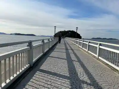 八百富神社の周辺