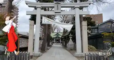 亀有香取神社の鳥居