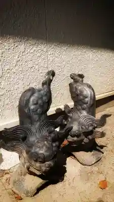 八龍社(稲島)の狛犬