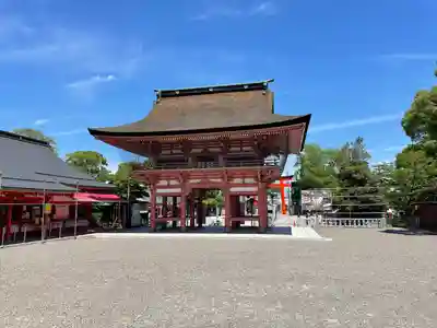 津島神社の山門・神門