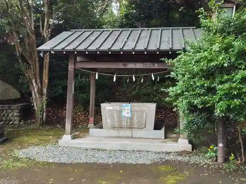 松原八幡神社の手水舎
