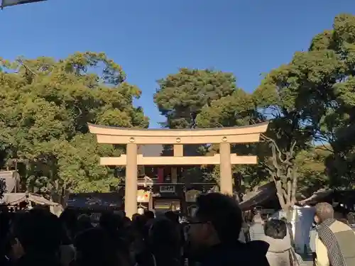 明治神宮の鳥居