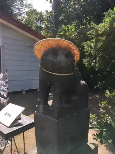 江部乙神社の狛犬