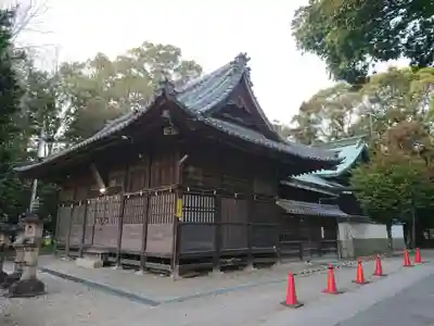 古村積神社の本殿・本堂