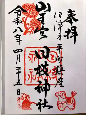 日枝神社の御朱印