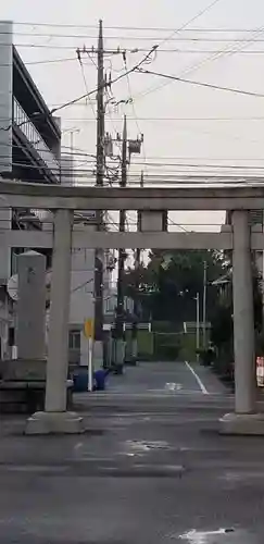 五方山熊野神社の鳥居