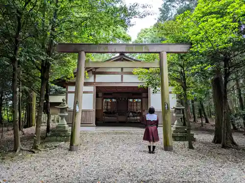 下外城田神社の鳥居