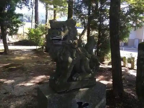 長野阿蘇神社の狛犬