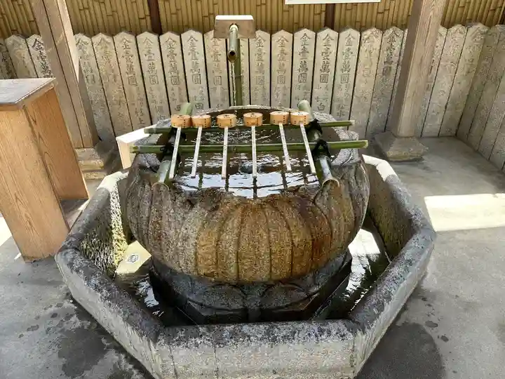 瀧谷不動尊 明王寺の手水舎