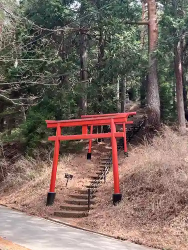 河口浅間神社の鳥居