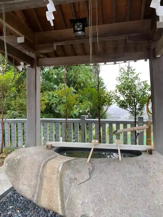 熊野三社の手水舎