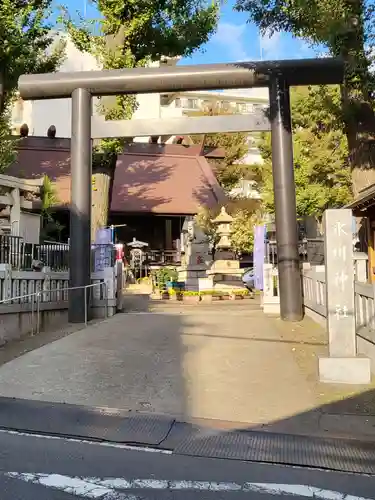 高円寺氷川神社の鳥居