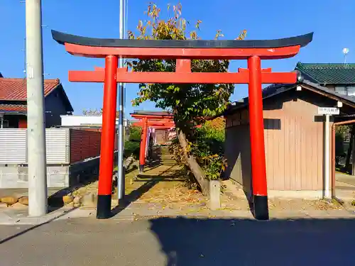 花常稲荷社の鳥居