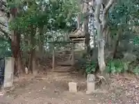 神社(名称不明)の鳥居