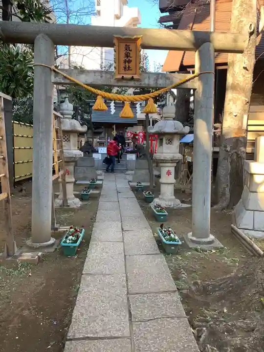 高円寺氷川神社の鳥居