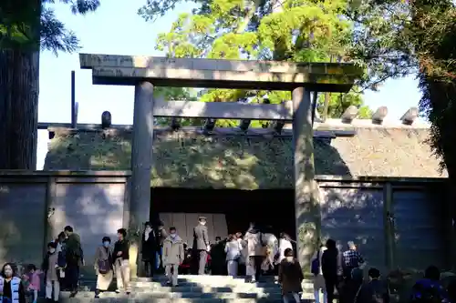 伊勢神宮内宮（皇大神宮）の鳥居