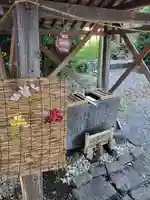 網戸神社の手水舎