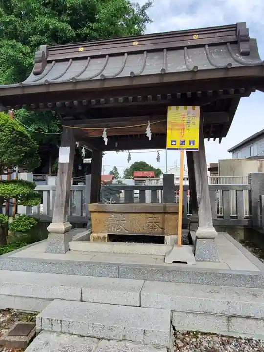 鹿沼今宮神社の手水舎