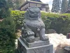 唐松神社の狛犬