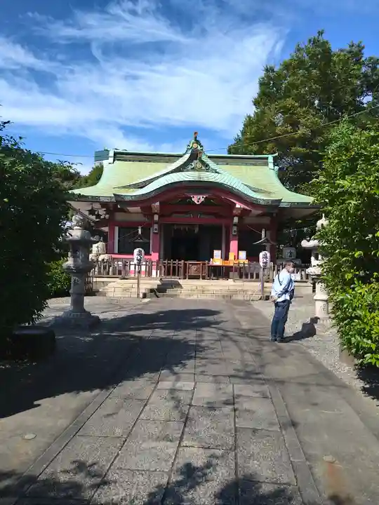 市谷亀岡八幡宮の本殿・本堂