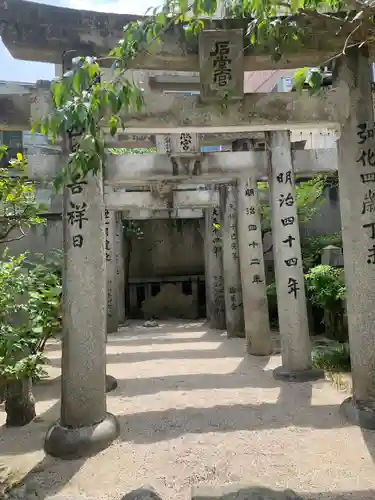 櫛田神社の鳥居