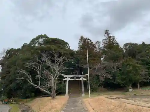 番場神社の鳥居